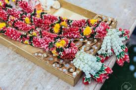 See more ideas about flower garland wedding, indian wedding garland, garland wedding. Flower Garlands For Indian Wedding Ceremony In Bangkok Thailand Stock Photo Picture And Royalty Free Image Image 87881673