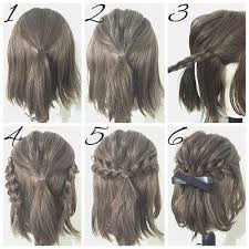 Easy Prom Hairstyle Tutorials For Girls With Short Hair Hairstylesforshorthair Hair Styles Short Hair Styles Easy Simple Prom Hair