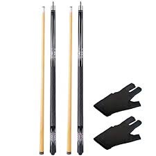 There are so many brands in the market. Buy Lesunsport Set Of 2 Pool Cue Stick 58 2 Piece Maple Billiard Cue Stick With Linen Wrap Black Online In Indonesia B08rnhlq2l