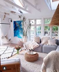 Decorating ideas for the boho space of your dreams. When Coastal Living Meets Scandi Boho Chic Boho Living Room Beach House Living Room Living Room Scandinavian