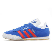 Adidas Samba Super Satellite Blue Red White Adidas Samba Best Shoes For Men Adidas Samba Trainers