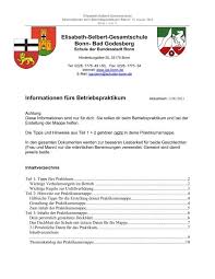 Check spelling or type a new query. Praktikumsmappe Fa R Den 9 Jahrgang A Im Pdf Format Elisabeth