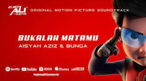 intro kau bersinar melangkah laju walau gelita tanpa arah tuju. Bukalah Matamu Aisyah Aziz Bunga Lyrics Video Ejen Ali The Movie Ost Youtube