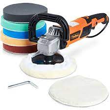 Vonhaus Electric 10amp 7 Polisher Buffer Finishing Machine Accessory Kit With 7 Buffer Padssponges Polishing Bonnet Pad Car Polish Car Buffer Boat Cleaning