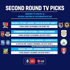 Uefa women's euro england 2022; Fa Cup Round 2 Tv Fixtures Image From Fa Cup Twitter Soccer