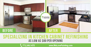 Www Welovepainting Com Kitchen Cabinet Painters And Refinishing Company Of Port Saint Lucie F Kitchen Cabinet Painters Refinishing Cabinets Kitchen Cabinets