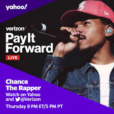 Watch Chance The Rapper do what he does best: bring the 🔥and give back to  the community. Don't miss a special #PayItForwardLIVE performance from the  multi-talented artist in support of small businesses