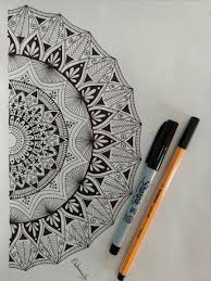 Half Mandala Mandala Drawing By Debannita Mandala Sketch Mandala Drawing Mandala Design Art