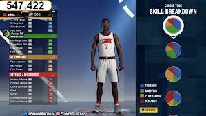 Nba 2k21 Myplayer Builder Is Similar To 2k20 But With A Few New Pie Charts No Custom R Nba2k