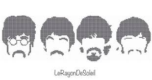 Download free cross stitch patterns without signing up on our website povitrulya. Modern Cross Stitch Pattern 4 Small The Beatles Silhouette On Products At Repinned Net