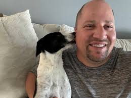 Meet one of our Club Members and Current President, Patrick Brabec. He  currently works at Park Square Homes and also owns a Pat's Dumpsters. He  has two dogs (Lucy (pictured) and Sadie)