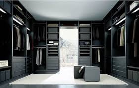 W multipurpose closetmaid laminate cabinet has a classic white finish that goes with any room's color scheme and decor. Organized Walk In Closet Designs In Dark Color Equipped With Black Color Of Cabinet Design And White Rug Des Walk In Closet Design Closet Designs Modern Closet