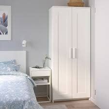 Brimnes Armoire 2 Portes Blanc 78x190 Cm Ikea Brimnes Wardrobe Ikea Brimnes Wardrobe Brimnes