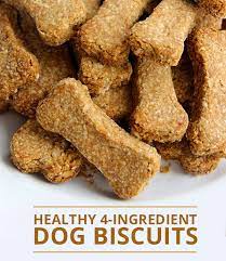 Healthy 4 Ingredient Dog Biscuits Recipe Healthy Dog Treats Homemade Dog Food Recipes Easy Dog Treats