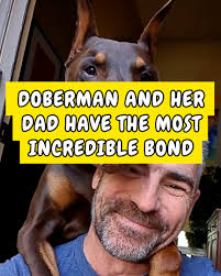 This doberman and her dad have the most amazing bond ever!🐶❤️ Rubydooby_do