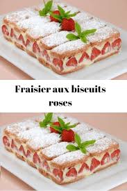 Fraisier Aux Biscuits Roses Page 2 Recettes Du Monde En 2020 Recette Fraisier Fraisier Biscuits Roses