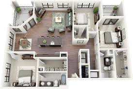 Maybe you would like to learn more about one of these? 7 Best 3 Bedroom House Plans In 3d You Can Copy 3d House Plans Studio Apartment Floor Plans House Plans