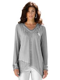 Und egal, ob spitze allover und figurbetont oder fließende stoffe plus ein. Amy Vermont Shirt Mit Spitze Alba Moda
