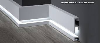 5 cm breit und 1 cm stark in der von ihnen benötigten länge. Led Sockelleisten Selber Bauen Mit Led Beleuchtung