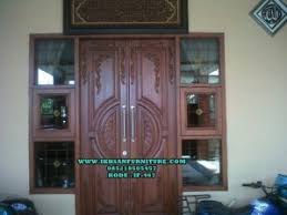 Desain Pintu Kupu Tarung Ukir Mewah Daun Pintu Doubel Ukir Klasik Ikhsan Furniture Jepara