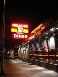 Diner Sign Melrose Diner Diner American Diner