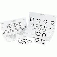 Good Lite Vision Charts Symbol Chart Set Lea Folding