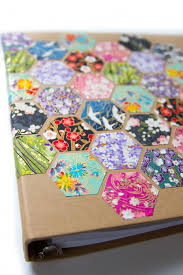 How To Honeycomb Hexagon Binder Diy Sisoo Com Book Cover Diy Diy Notebook Cover Binder Covers Diy