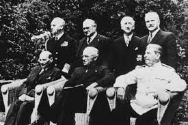 Niewątpliwie jednak jej ustalenia przypieczętowały nowy układ sił na. 2 Sierpnia 1945 R Zakonczyla Sie Konferencja Poczdamska Dzieje Pl Historia Polski