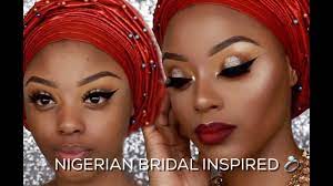 The before and after pictures that will make you beautiful. Watch Me Transform Nigerian Traditional Bridal Makeup Tutorial Youtube