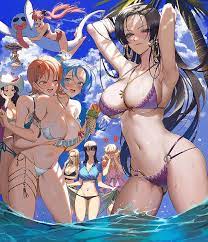 Nami, Boa Hancock, Vivi, Robin, Alvida, Kalifa, Perona, Miss Valentine And  Sanji Take A Bath (nori31291404) [One Piece] - Hentai Arena