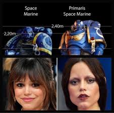 Space Marine Primaris Space SpaceMarine Marine 2,20m 2,40m