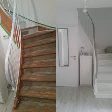 Treppen Streichen Mit Kreidefarbe Treppe Streichen Treppe Holztreppe Streichen