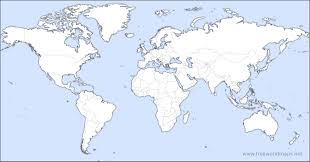 Printable world map coloring page with countries labeled. Free Printable World Maps