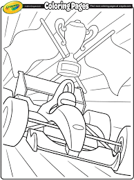 Formula 1 coloring pages are a fun way for kids of all ages to develop creativity, focus, motor skills and color recognition. Formula 1 Racecar Coloring Page Crayola Com