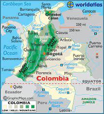 The only south american country to border both the pacific ocean and the caribbean, colombia combines a rich mix of scenery. Colombia Maps Facts Colombia Map Colombia Country Colombia