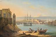 File:Giovanni Schranz - The flagship, H.M.S. Asia, lying at anchor in the  Grand Harbour, Valetta, Malta.jpg - Wikimedia Commons