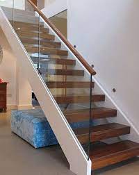 Lan Can Cầu Thang Kinh Cong Mẫu A002 Staircase Design Modern Staircase Modern Stairs