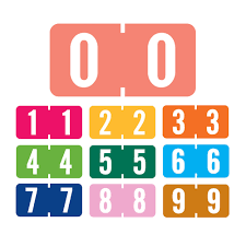 These patterns are created in the programming language with the help of nested for loop. Tab Products 1277 Match A1277 Series Numeric Color Code Roll Labels