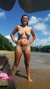 Curvy milf beach