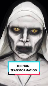 Replying to @rayzers1 ⚠️MAKEUP⚠️The Nun [Valak] Transformation. This ...