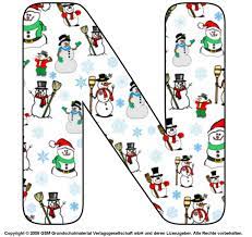 Ein lettercake oder numbercake ist total im trend und der absolute wow effekt auf jeder party. Schneemann Deko Buchstabe N Medienwerkstatt Wissen C 2006 2021 Medienwerkstatt
