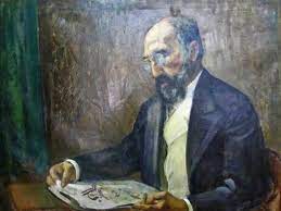 Osman Hamdi Portresi Ibrahim Calli Sanatcilar Resim Tablolar
