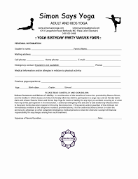 Yoga Waiver Form Template Unique Affordable Local Yoga For Kids And Adults In 2020 Business Template Yoga For Kids Templates
