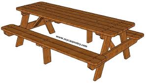 8 Foot Picnic Table Plans In 2020 Picnic Table Plans Diy Picnic Table Picnic Table