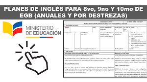 Libro de ingles resuelto de octavo. Planes De Ingles Para 8vo 9no Y 10mo De Egb Anuales Y Por Destrezas 2019 2020