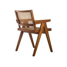 Mid Century Hand Cane Jeanneret Armchair Set In 2020 Armchair Chair Midcentury Modern Dining Chairs
