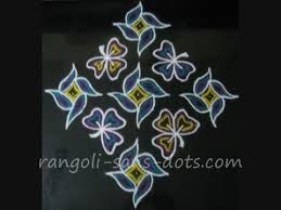 Easy rangoli designs, simple kolam , muggulu designs. Margazhi Kolam 13 To 1 Dot Pongal Kolam Dots Rangoli Designs Dots Pattern