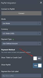 If they pay via credit card, you will be charged a higher paypal fee. Cannot Enable Credit Debit Card Purchase On Paypal Business Integration