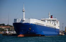 Stranraer harbour station was the traditional connection for ferry services. Roll On Roll Off Shipping Beco Associates