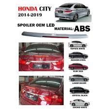 (hcpi)'s entry to the subcompact sedan segment. Honda City V Spec Spoiler W Led 2014 2019 Shopee Malaysia